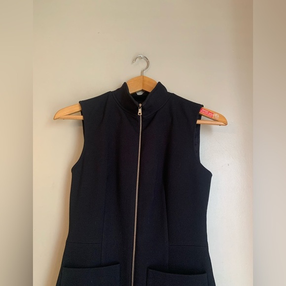 L'AGENCE Black Dress  Little Black Dress Zipper Front - Picture 3 of 8